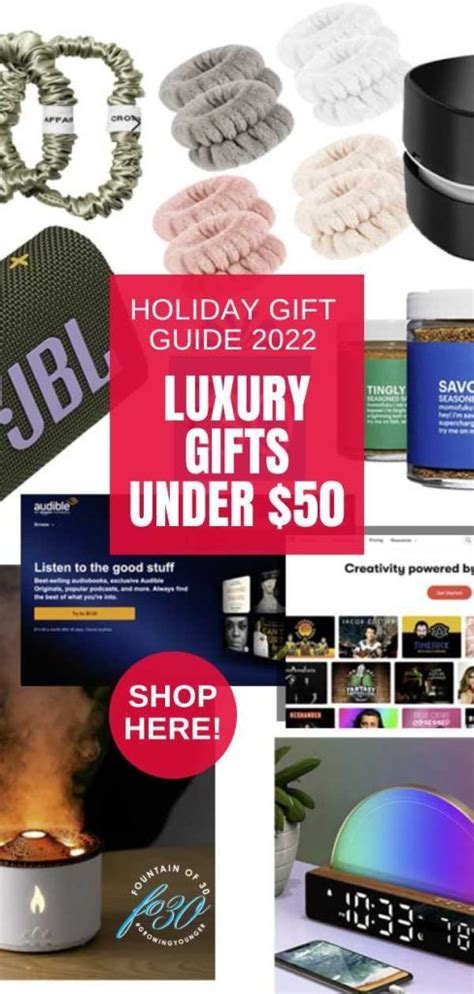 luxury gifts under 50